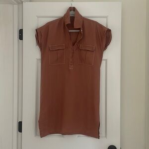 Lanhtropy linen shirt dress XS